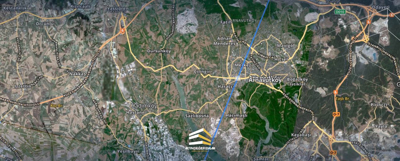 Exclusive land for sale in the Arnavutköy area